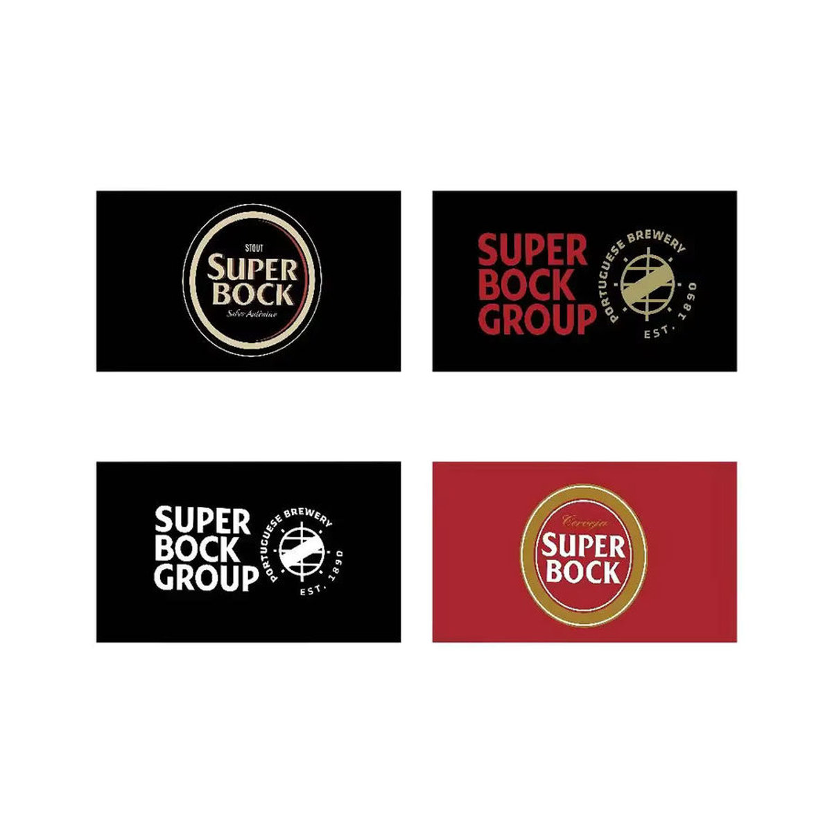Super Bock Logo Flagge aus Textil, mehrfarbig, rechteckig, B: 70 cm, H: 50 cm - Bild 3