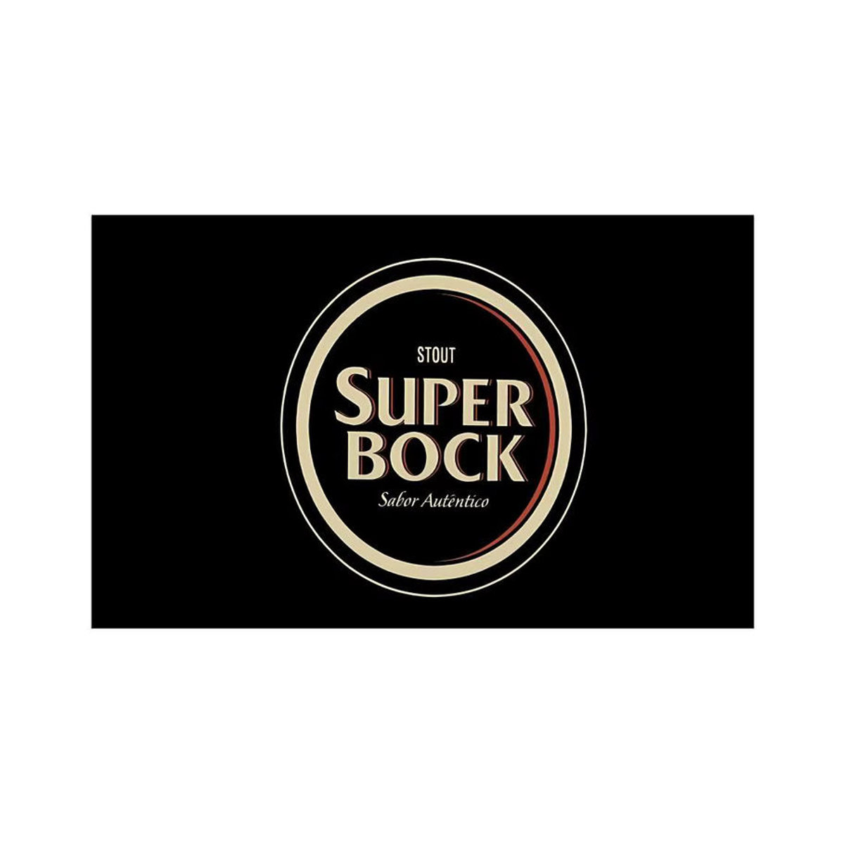 Super Bock Logo Flagge aus Textil, mehrfarbig, rechteckig, B: 70 cm, H: 50 cm - Bild 6