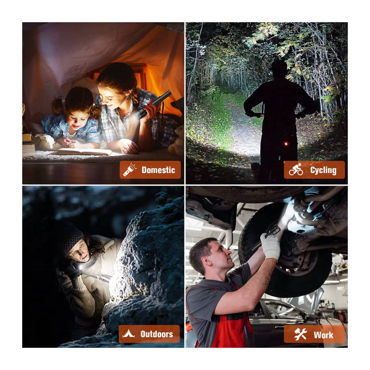 SUPERFIRE Y16 Wiederaufladbare LED-Taschenlampe mit 1660 Lumen, USB-C, Wasserdichtes taktisches Licht für Outdoor und Camping - Bild 3