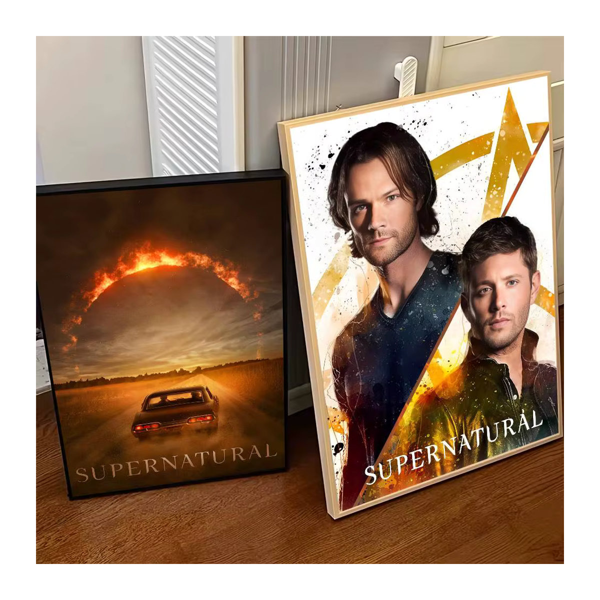 Supernatural Porträt Poster, klassischer selbstklebender Papierdruck, mehrfarbig, B: 15 cm, H: 10 cm - Bild 4