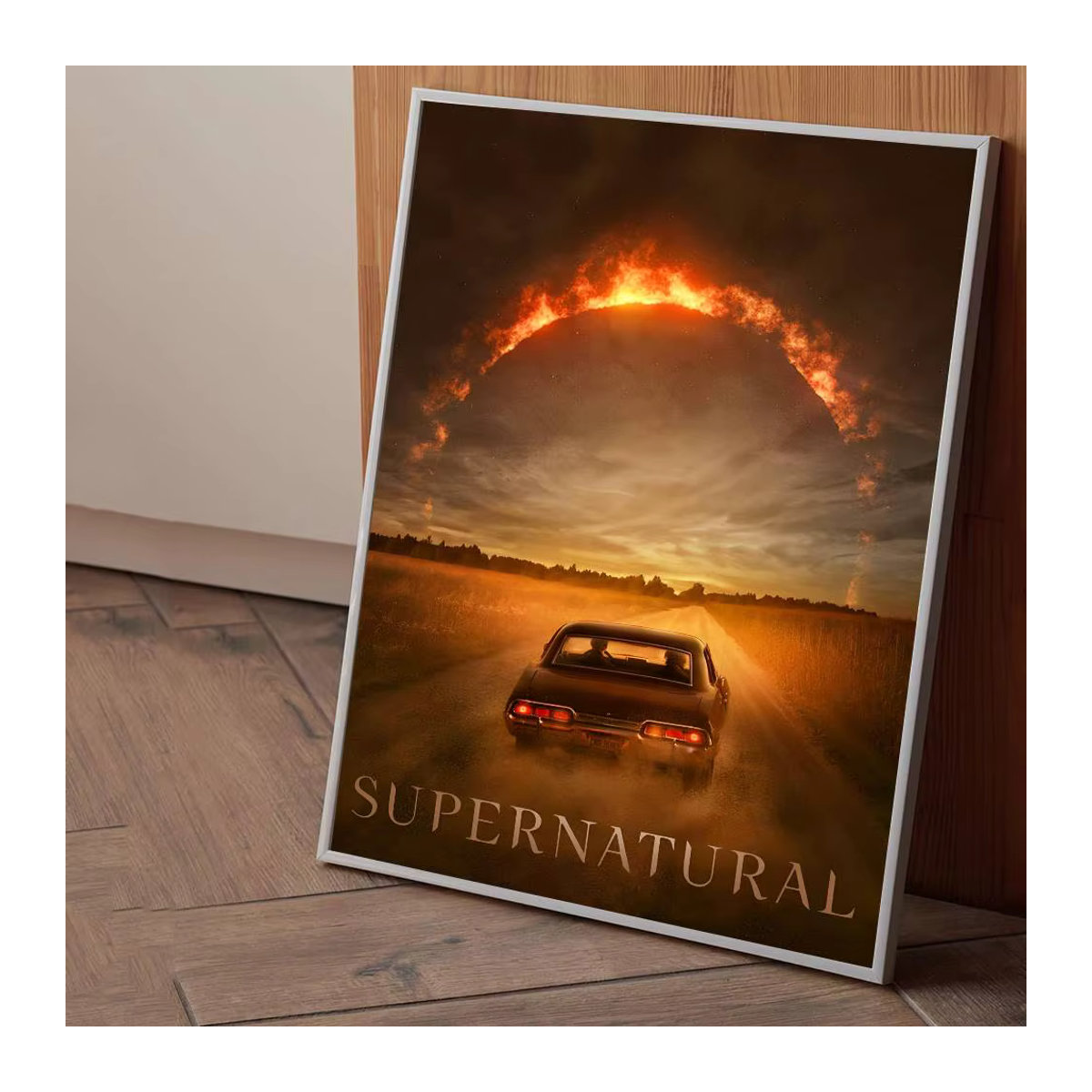 Supernatural Porträt Poster, klassischer selbstklebender Papierdruck, mehrfarbig, B: 15 cm, H: 10 cm - Bild 5