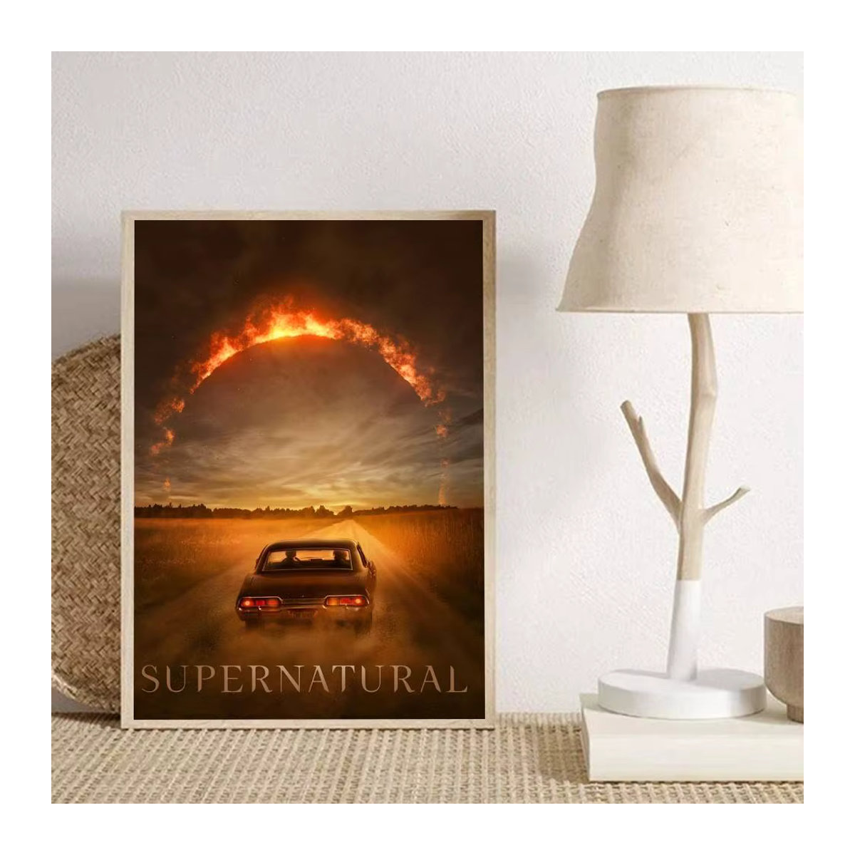 Supernatural Porträt Poster, klassischer selbstklebender Papierdruck, mehrfarbig, B: 15 cm, H: 10 cm - Bild 6