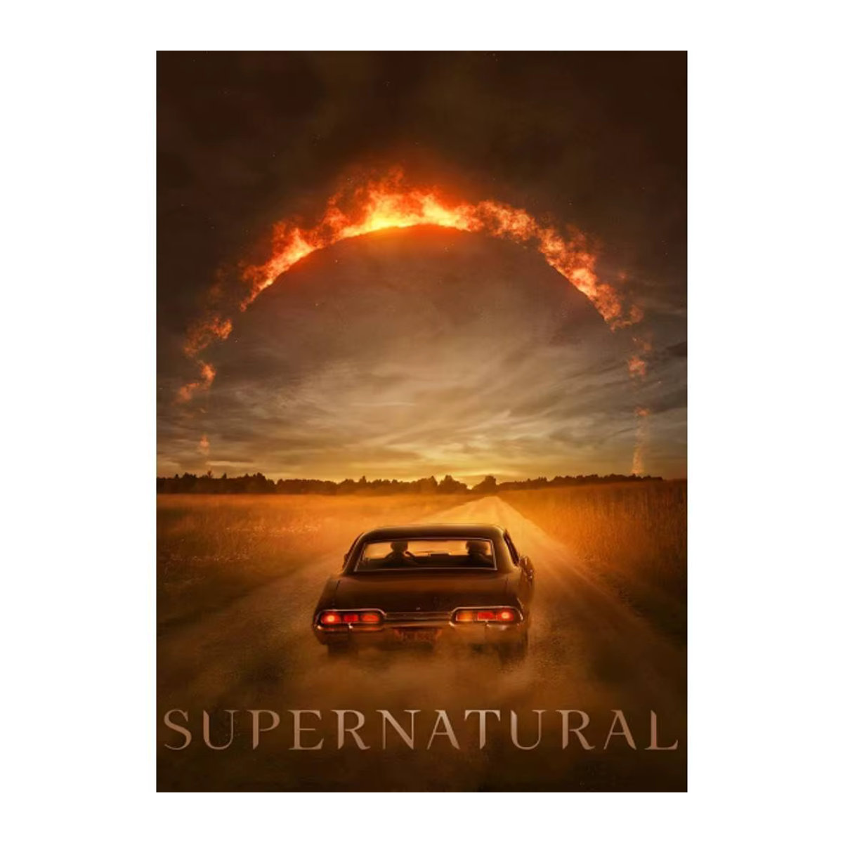Supernatural Porträt Poster, klassischer selbstklebender Papierdruck, mehrfarbig, B: 15 cm, H: 10 cm - Bild 7