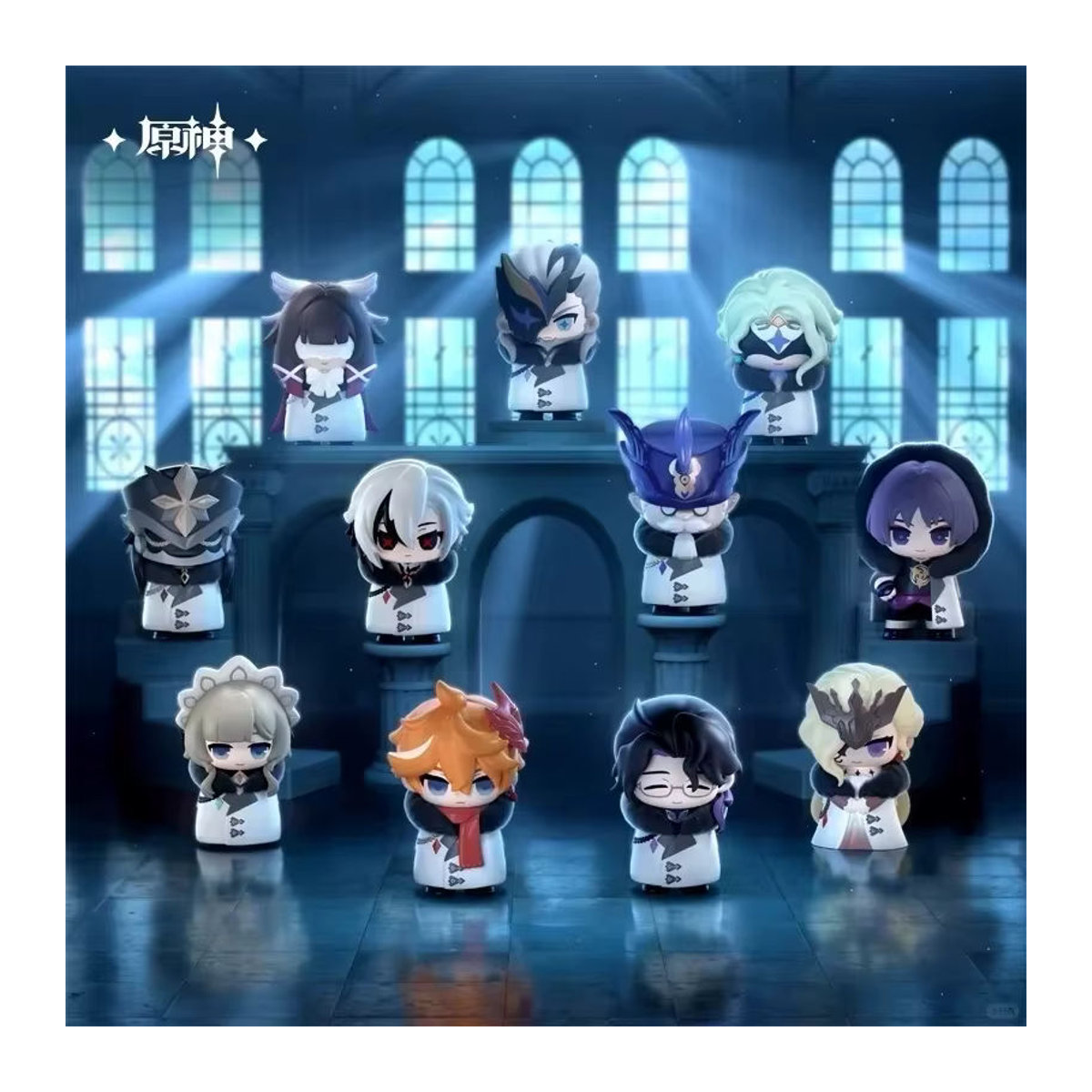 Suplay Mihoyo Genshin Impact Fatui Blind Box Anime-Figur aus Kunststoff, mehrfarbig - Bild 3