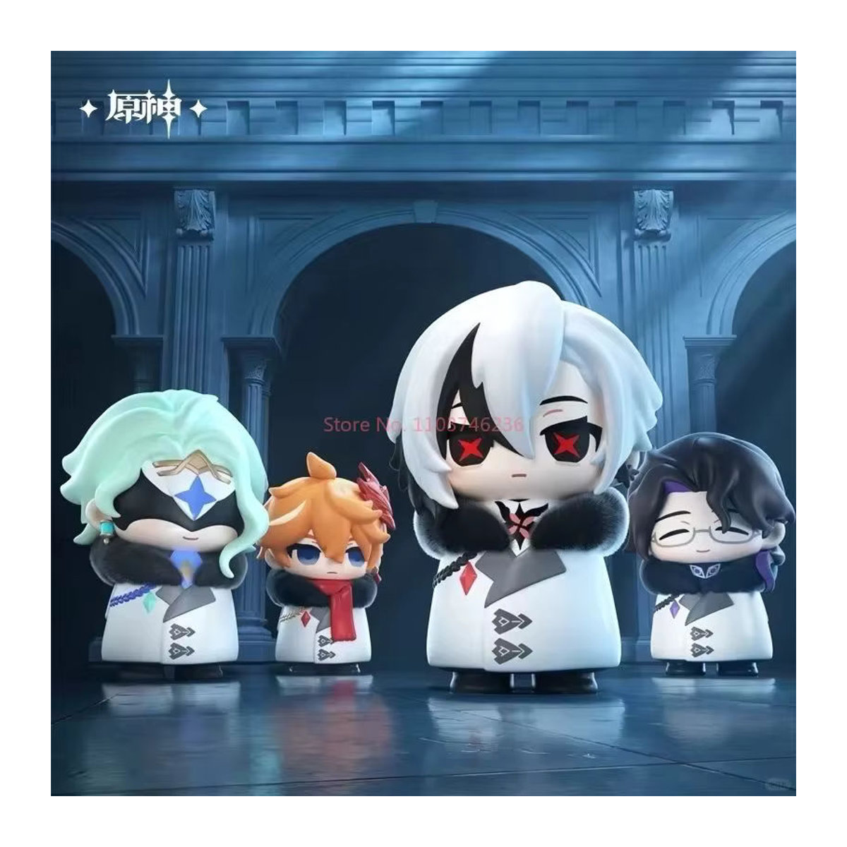 Suplay Mihoyo Genshin Impact Fatui Blind Box Anime-Figur aus Kunststoff, mehrfarbig - Bild 4