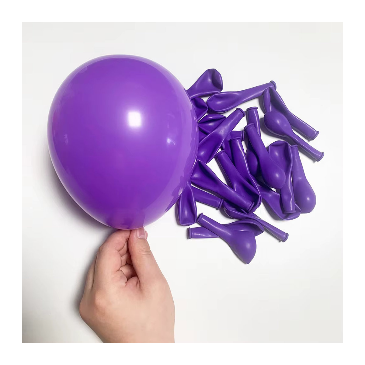 Surpsea Ballon-Girlanden-Set 90 Stück in Lila und Metallic-Gold für Hochzeit, Geburtstag und Babyparty - Bild 5