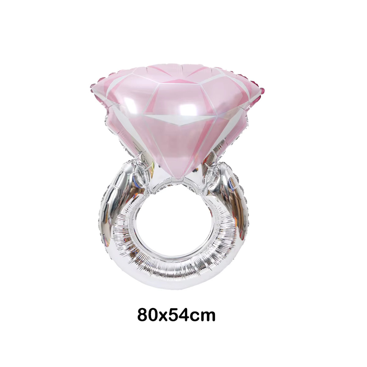 Surpsea Riesen Diamant Ring Folienballon in Mehrfarbig für Hochzeit, Baby Shower und Kinderzimmer Dekoration - Bild 2