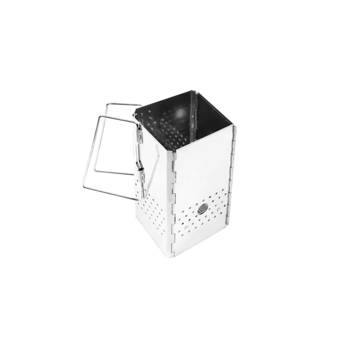 SUS Tragbarer Holzkohle-Starter aus Edelstahl für Outdoor-Grill und BBQ - Bild 3