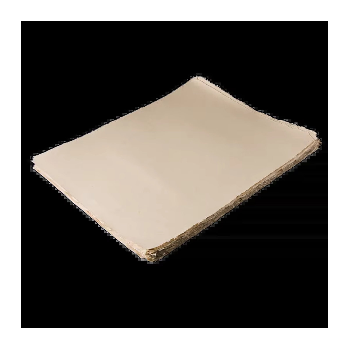Suvtoper Handgemachtes Chinesisches Maulbeerpapier in Beige für Kalligraphie und Malerei im Vintage-Stil - Bild 6