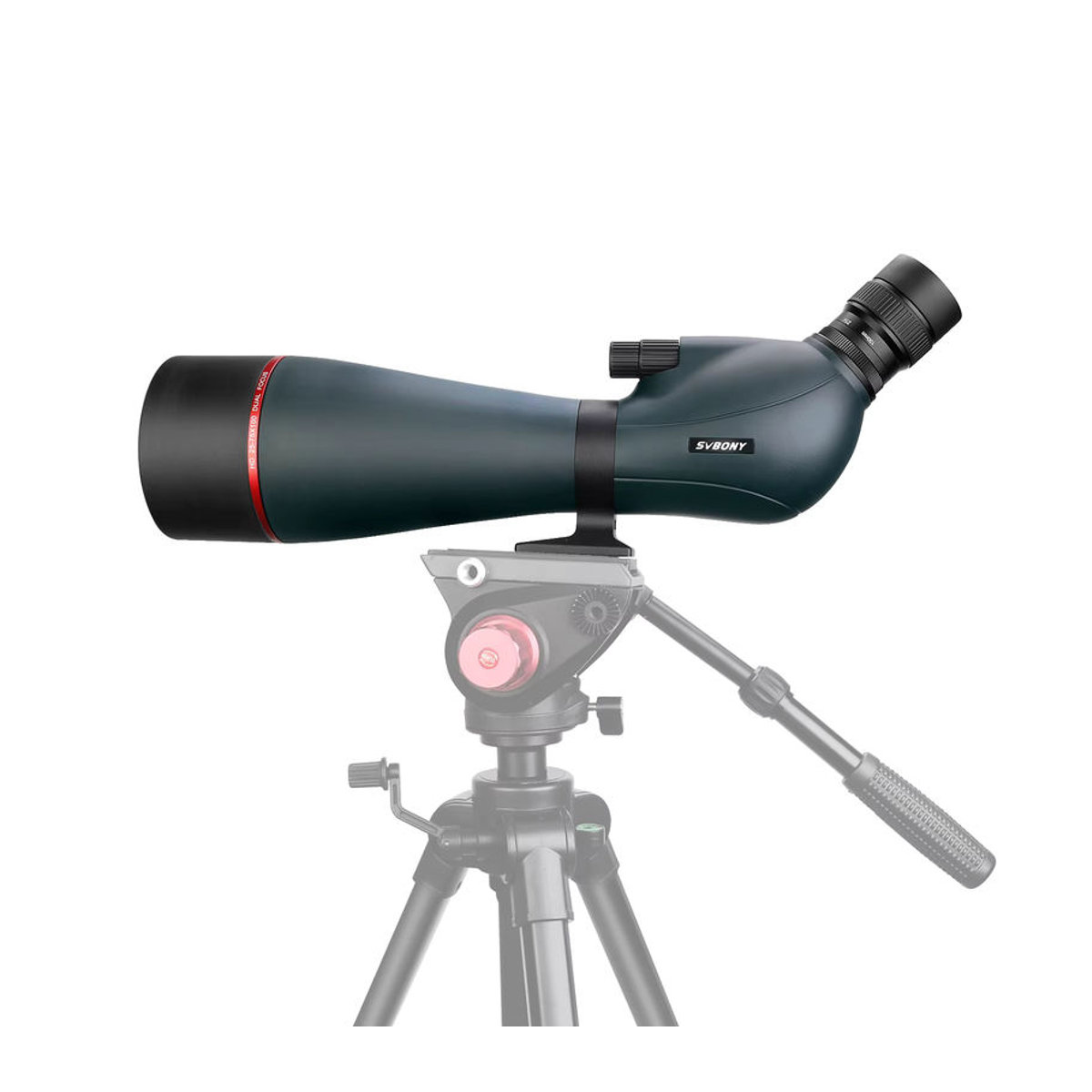SVBONY ED Spektiv SV406/SV406P Dual-Fokus in Schwarz, IPX7 wasserdicht für Vogelbeobachtung und Bogenschießen - Bild 2