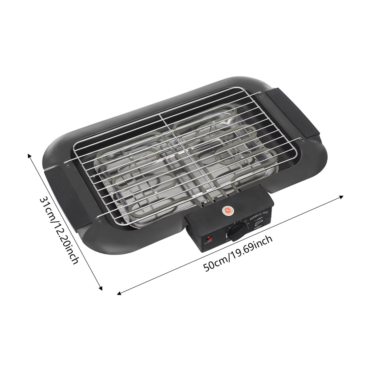 Sweetmile Elektrogrill mit 2000 W Leistung und 6 Gängen als elektrischer Tischgrill - Bild 3