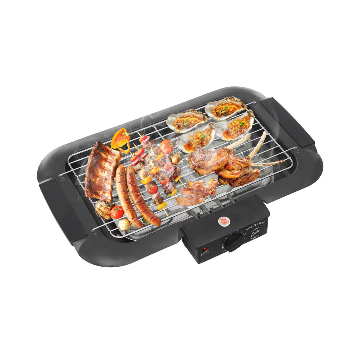Sweetmile Elektrogrill mit 2000 W Leistung und 6 Gängen als elektrischer Tischgrill - Bild 5
