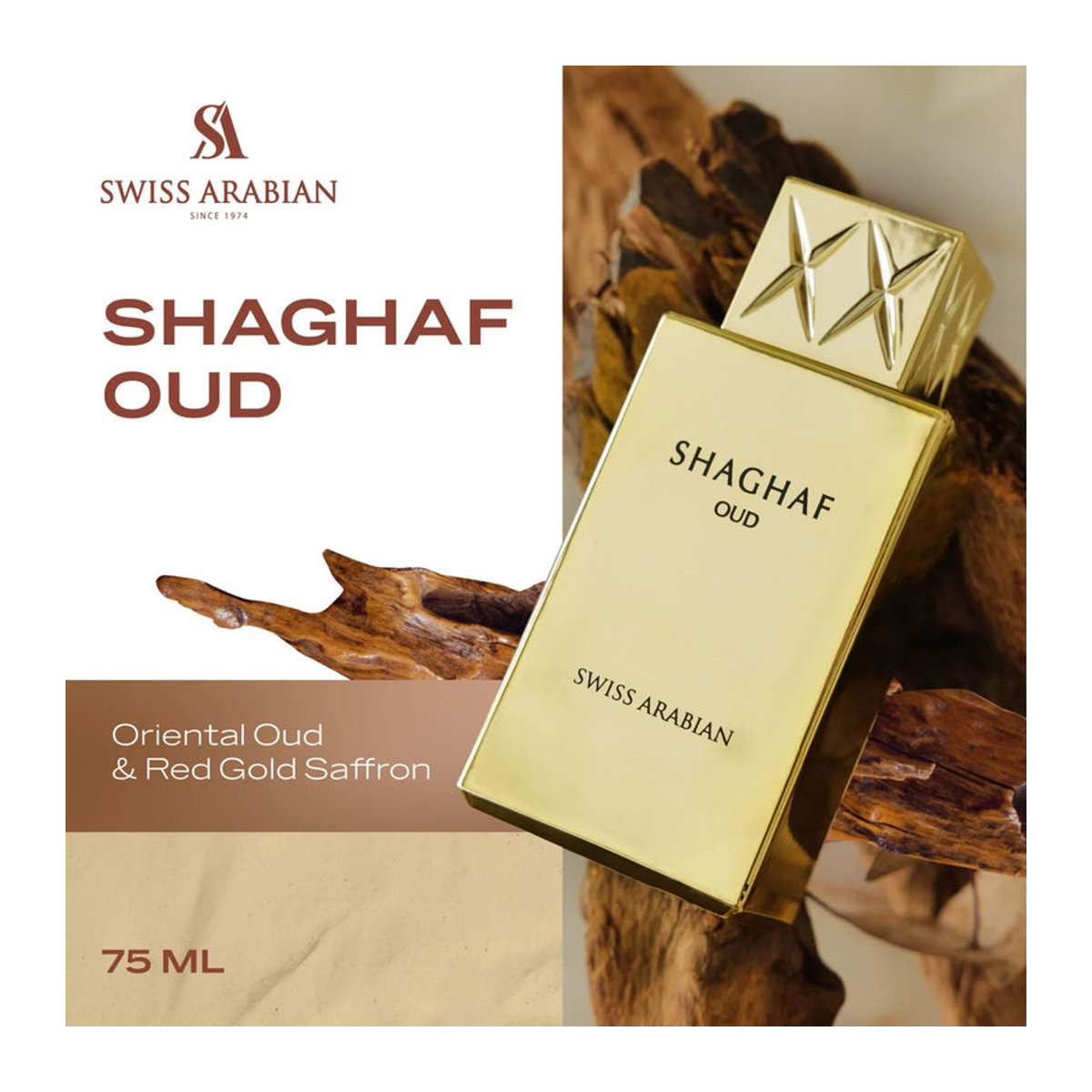 Swiss Arabian Shaghaf Oud Eau de Parfum für Damen und Herren 75ml - Bild 2