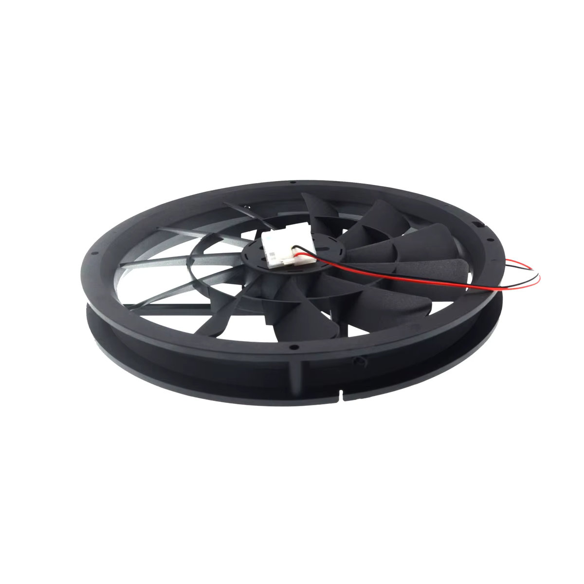 SXDOOL PC-Gehäuselüfter Schwarz, 12V, 120 CFM, leise 40 dBA, Doppelkugellager mit Molex-Anschluss und 25 cm Grill - Bild 5