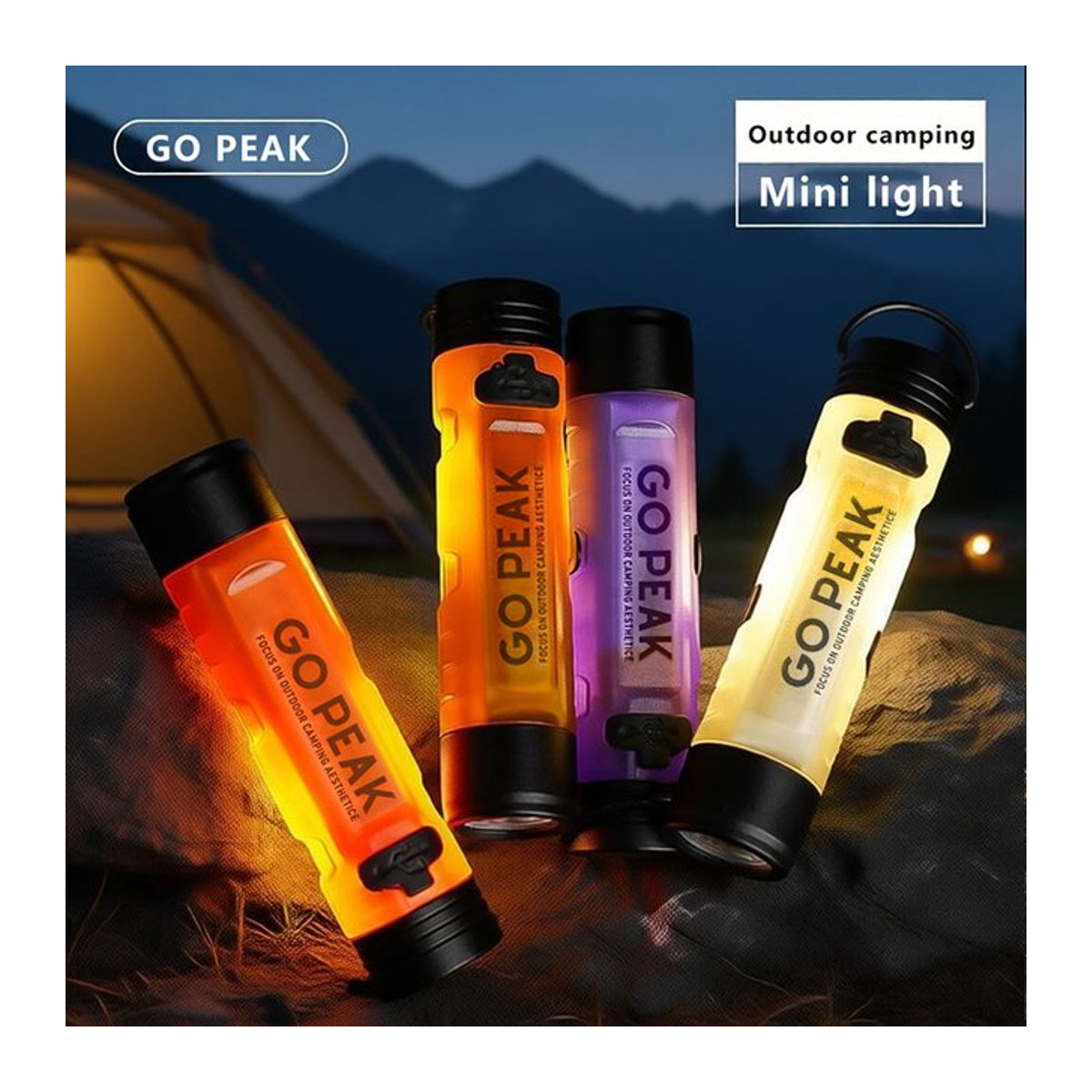 SXH Wiederaufladbare LED-Taschenlampe mit Magnethaken und Hutclip für Outdoor und Camping - Bild 1