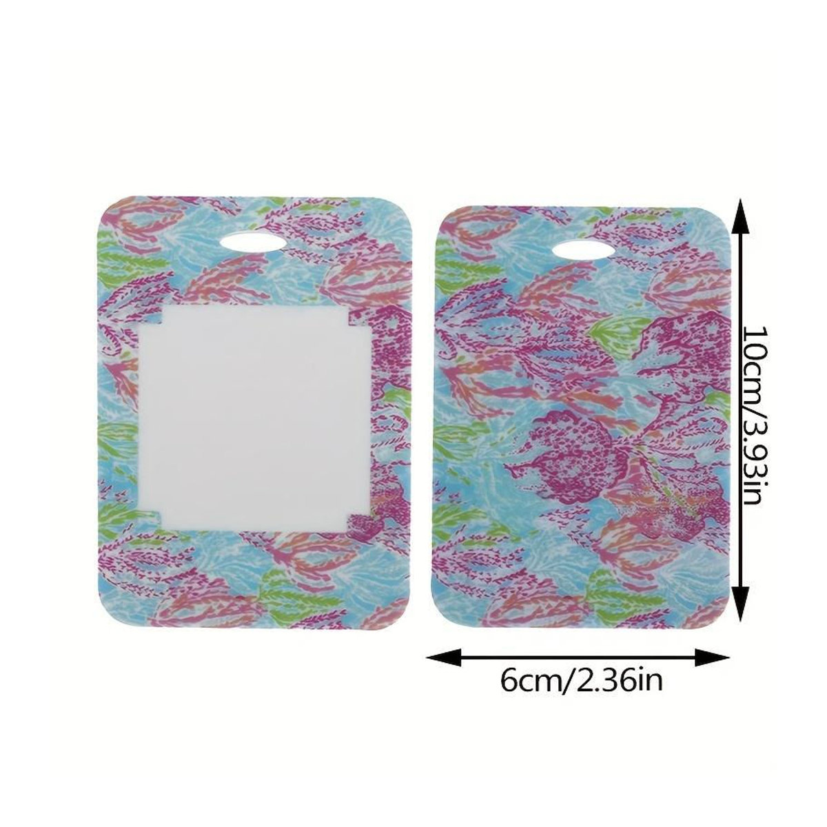 SZ-Damai Kofferanhänger und Griffschoner Set in Coral mit floralem Design für Kinder aus Kunststoff - Bild 2