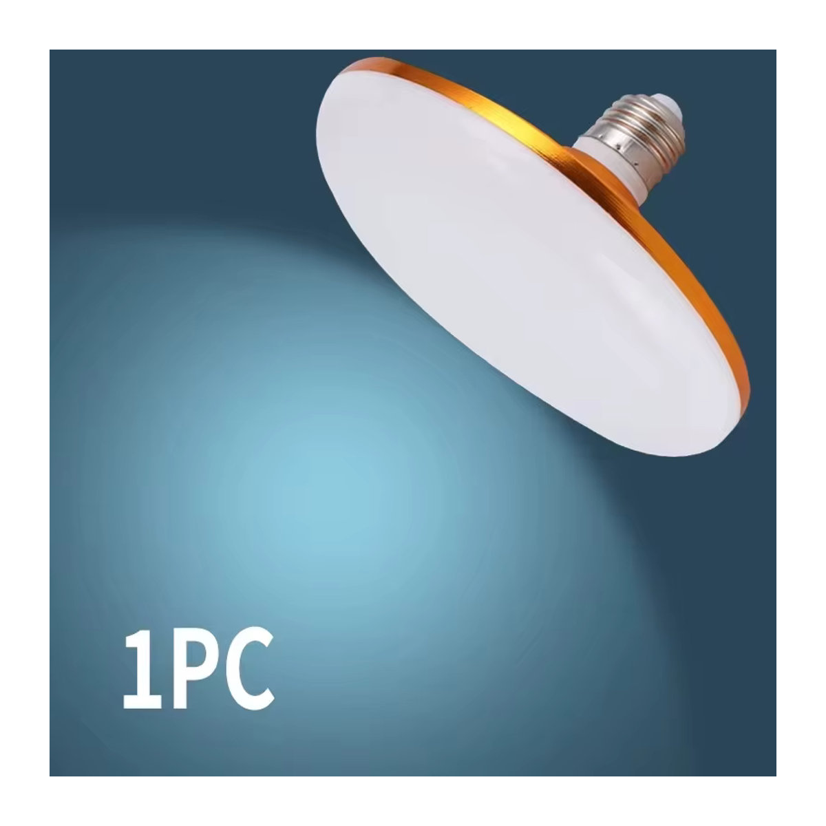 Szaoju LED UFO Deckenleuchte E27 12W Kaltweiß 6500K Minimalistisches Design für Garage und Haushalt - Bild 3