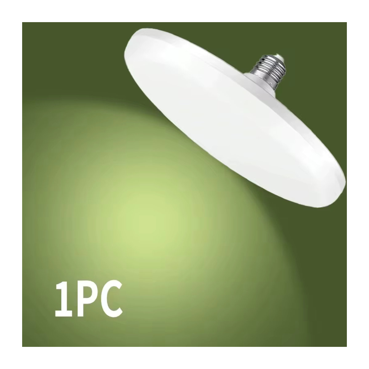 Szaoju LED UFO Deckenleuchte E27 12W Kaltweiß 6500K Minimalistisches Design für Garage und Haushalt - Bild 4
