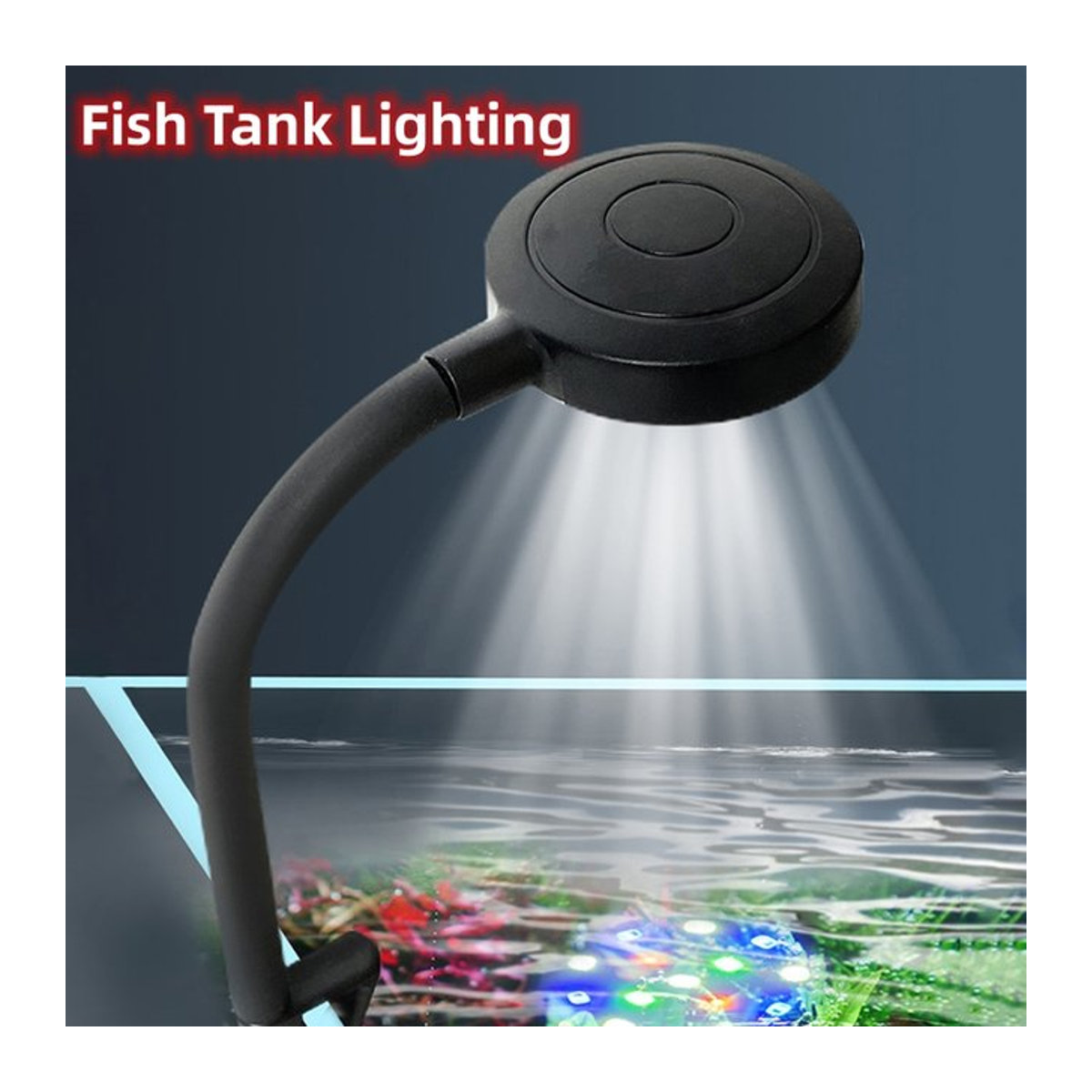 SZKOSTON USB LED Aquarium Licht 3W 5V Wasserdichte Unterwasser Beleuchtung für Mini Aquarien - Bild 1