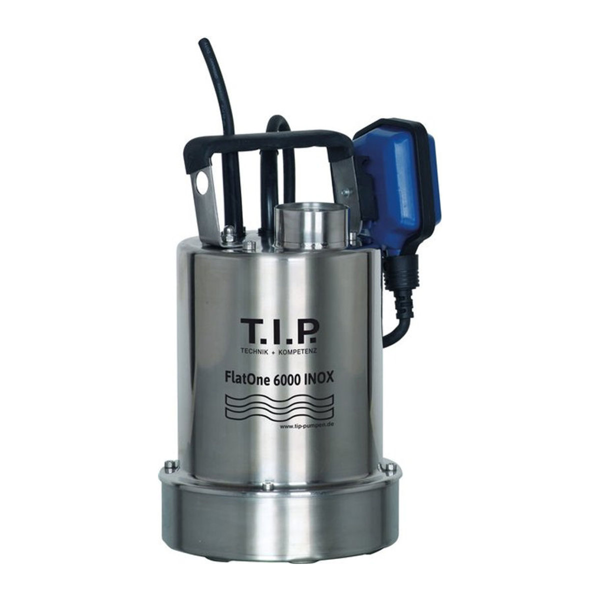 T.I.P. Klarwasser-Tauchpumpe FlatOne 6000 INOX aus Edelstahl - Bild 2