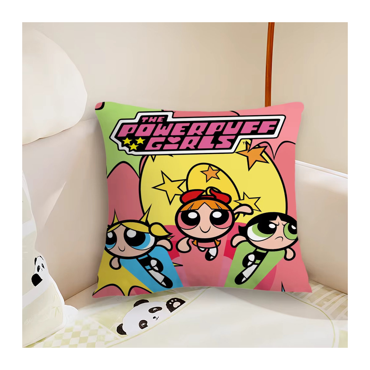 T-The Powerpuff Girls Kissenbezug mehrfarbig für Sofa und Wohnzimmer - Bild 5