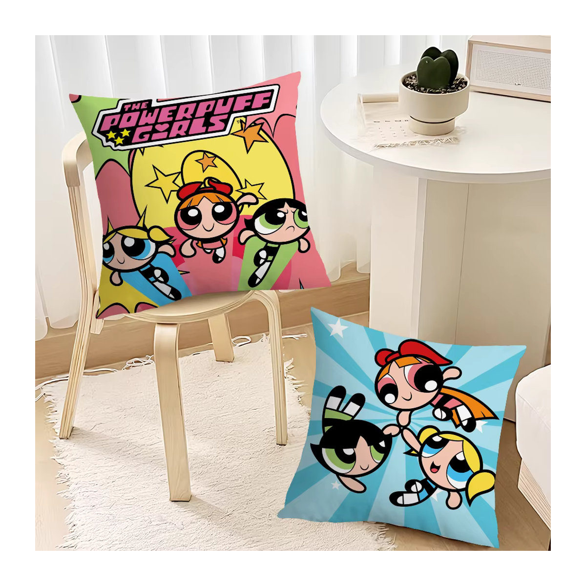 T-The Powerpuff Girls Kissenbezug mehrfarbig für Sofa und Wohnzimmer - Bild 6