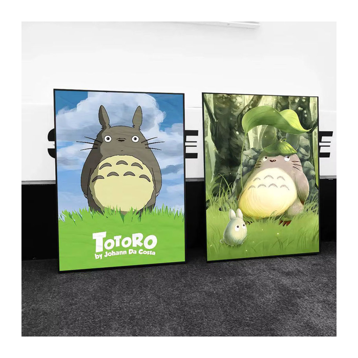 T-Totoro Posterdruck Motiv Tiere mehrfarbig als Wandkunst Dekoration für dein Zimmer oder Büro - Bild 2