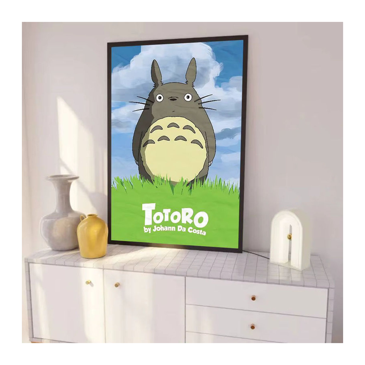 T-Totoro Posterdruck Motiv Tiere mehrfarbig als Wandkunst Dekoration für dein Zimmer oder Büro - Bild 4