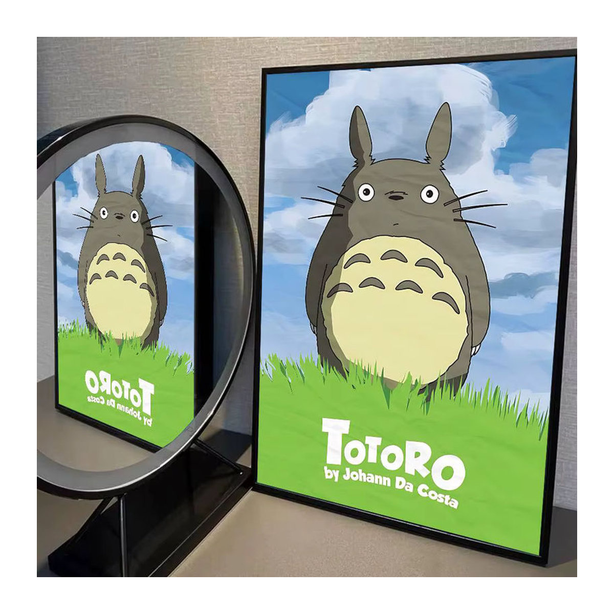 T-Totoro Posterdruck Motiv Tiere mehrfarbig als Wandkunst Dekoration für dein Zimmer oder Büro - Bild 5