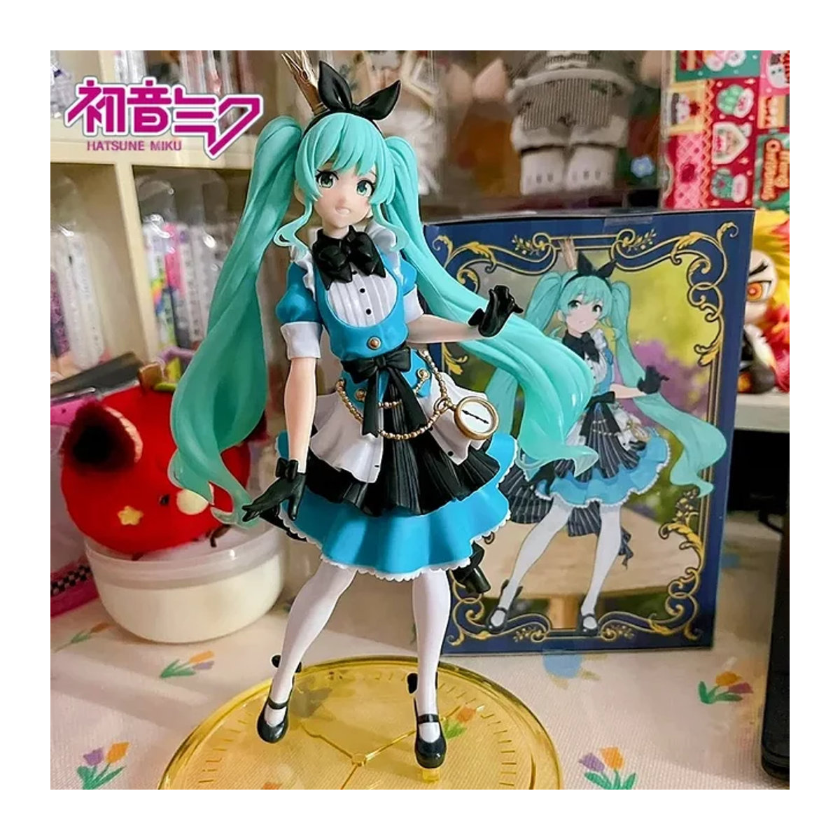 Taito Hatsune Miku Anime Figur Vocaloid Action Modell aus Kunststoff, mehrfarbig, Höhe: 21 cm - Bild 1