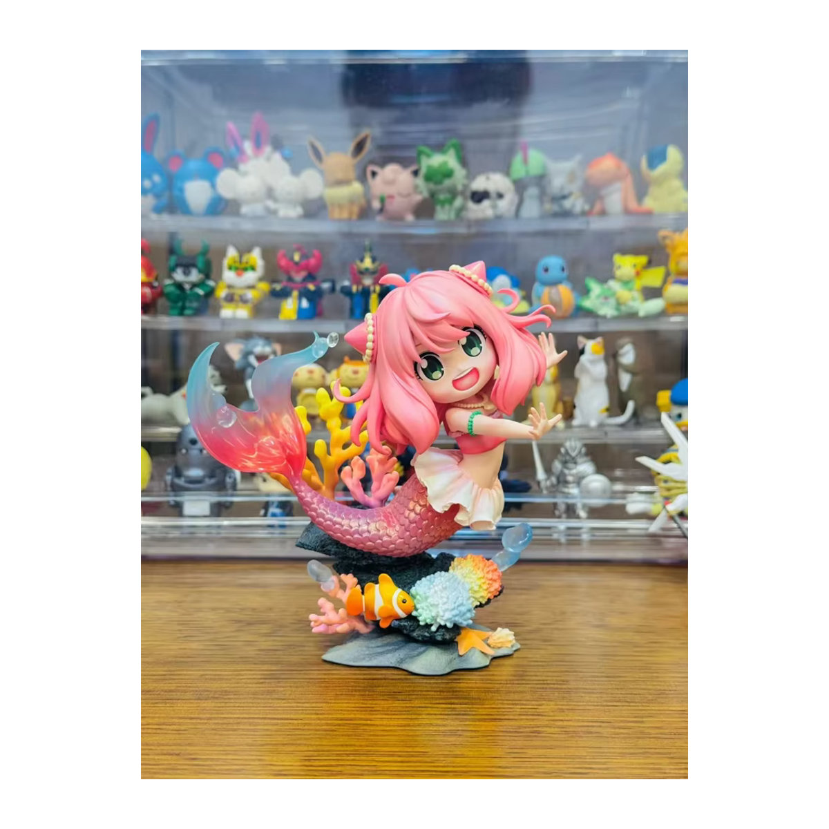TAKARA TOMY Anya Forger Meerjungfrau Anime Figur aus Kunststoff, mehrfarbig, Desktop Ornament und Sammlerstück - Bild 6