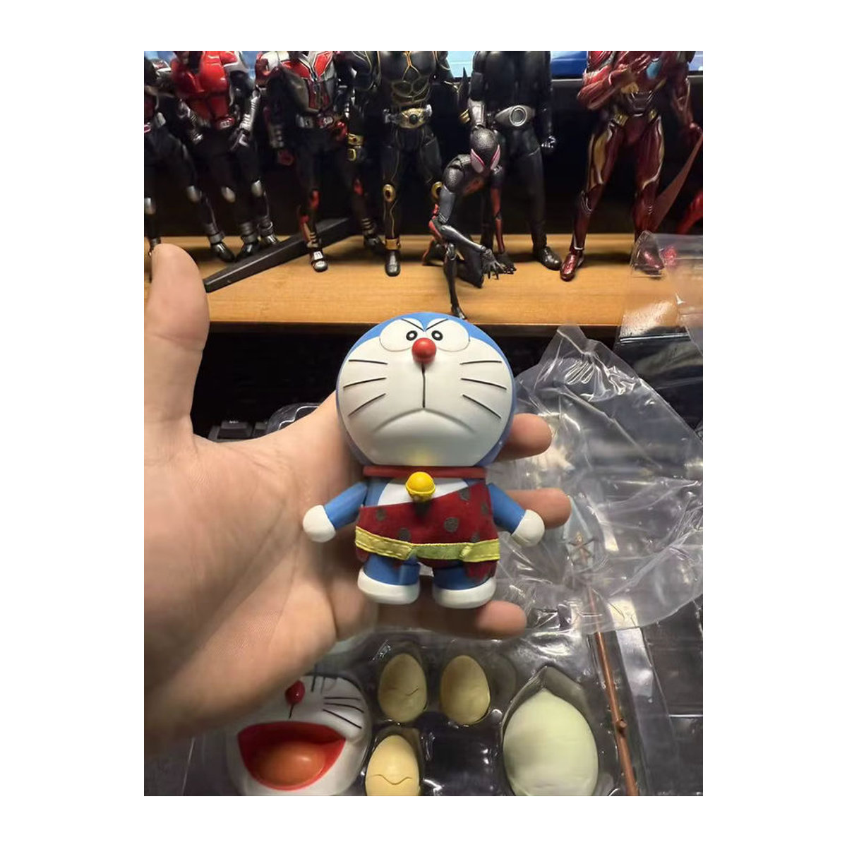 TAKARA TOMY Doraemon Anime Figur Roboter Katze aus Kunststoff in Blau als Sammlerstück und Dekoration - Bild 3