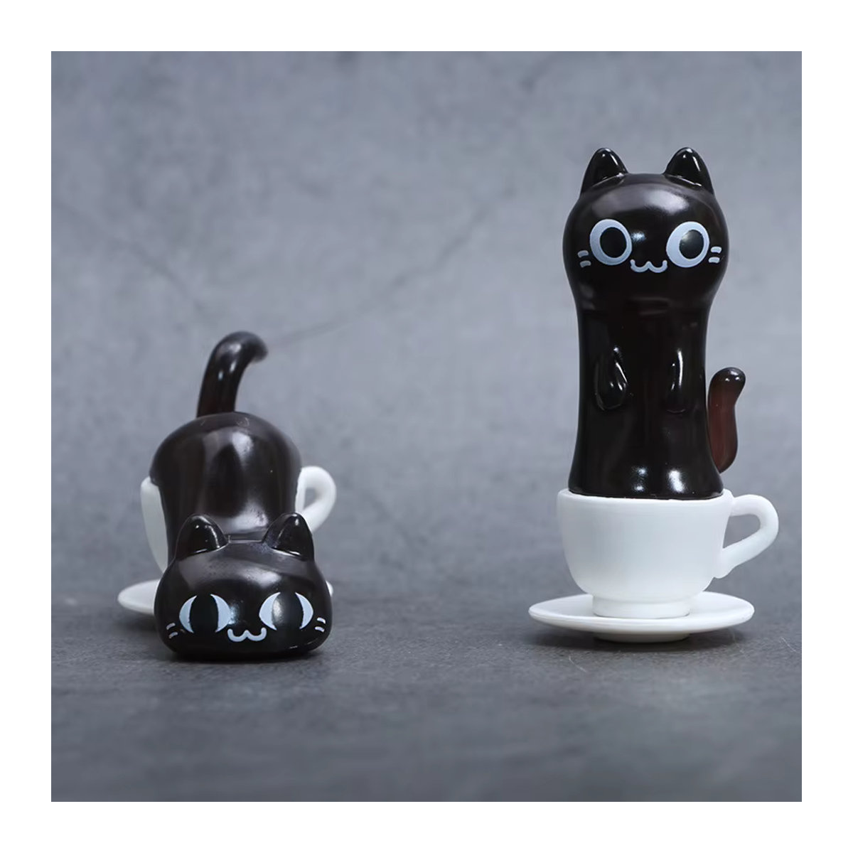 TAKARA TOMY Katzen-Blindbox mit 6 Kaffeetassen-Figuren aus Keramik, mehrfarbig, Sammlerstücke für Katzenliebhaber - Bild 3