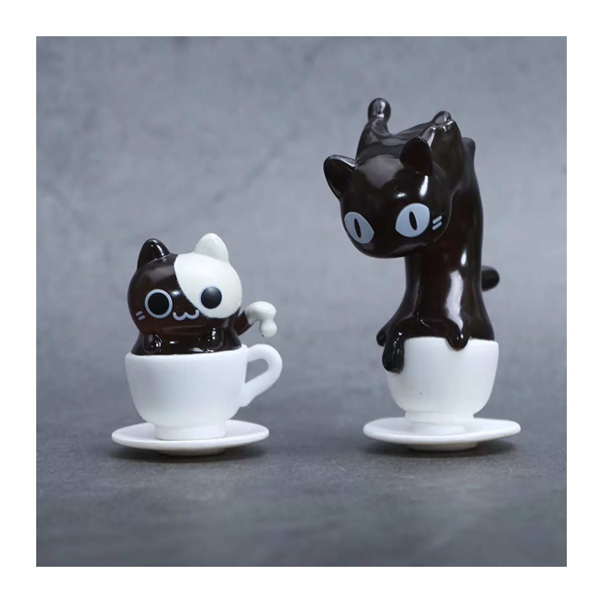 TAKARA TOMY Katzen-Blindbox mit 6 Kaffeetassen-Figuren aus Keramik, mehrfarbig, Sammlerstücke für Katzenliebhaber - Bild 4