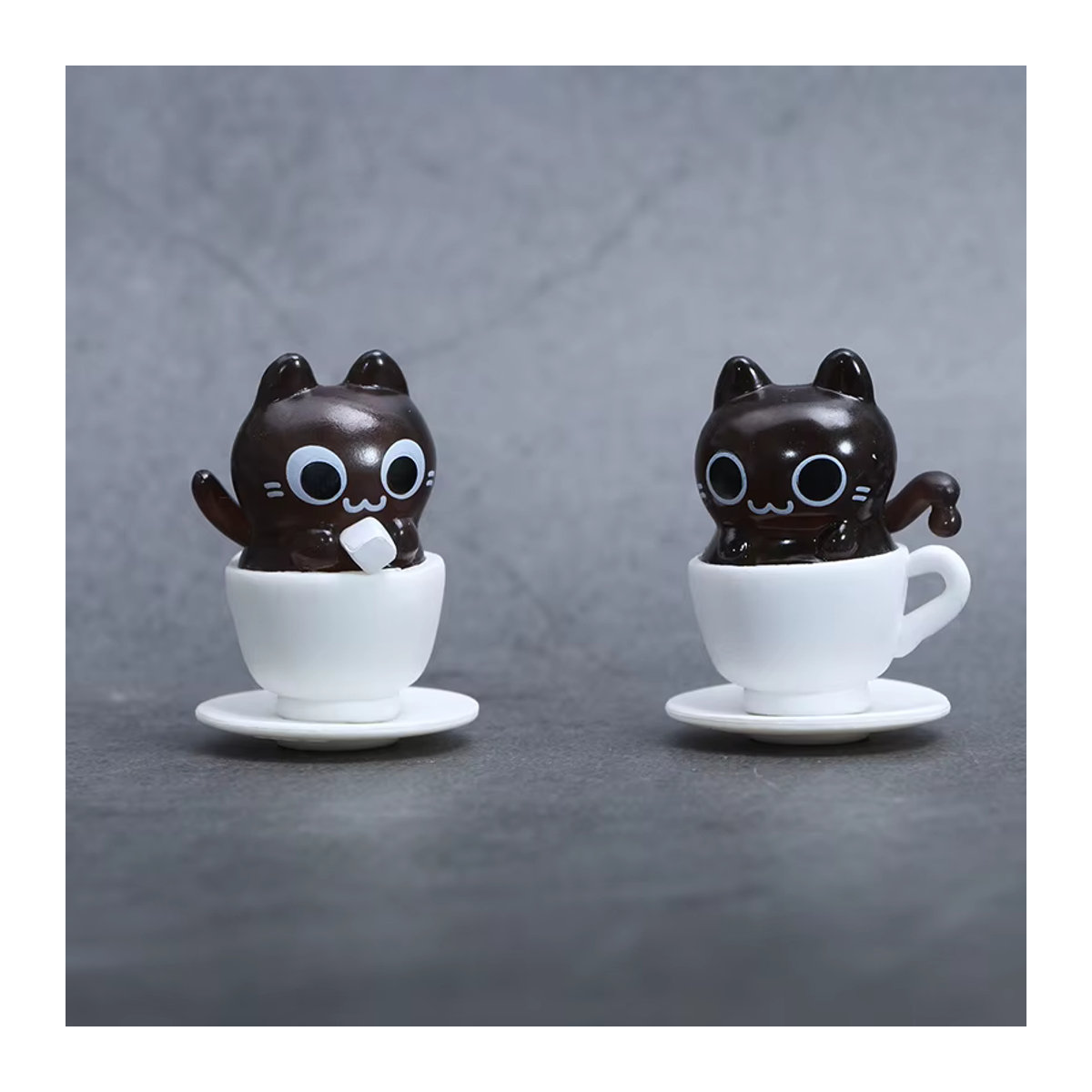 TAKARA TOMY Katzen-Blindbox mit 6 Kaffeetassen-Figuren aus Keramik, mehrfarbig, Sammlerstücke für Katzenliebhaber - Bild 5