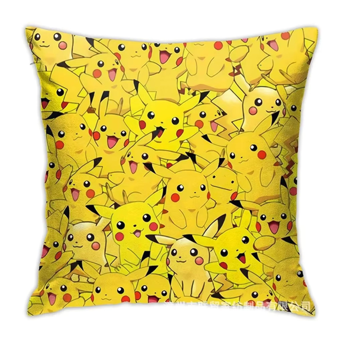 TAKARA TOMY Kissenbezug mit Pikachu Anime-Cartoon-Muster, mehrfarbig, B/B/H: 45 x 45 cm - Bild 3