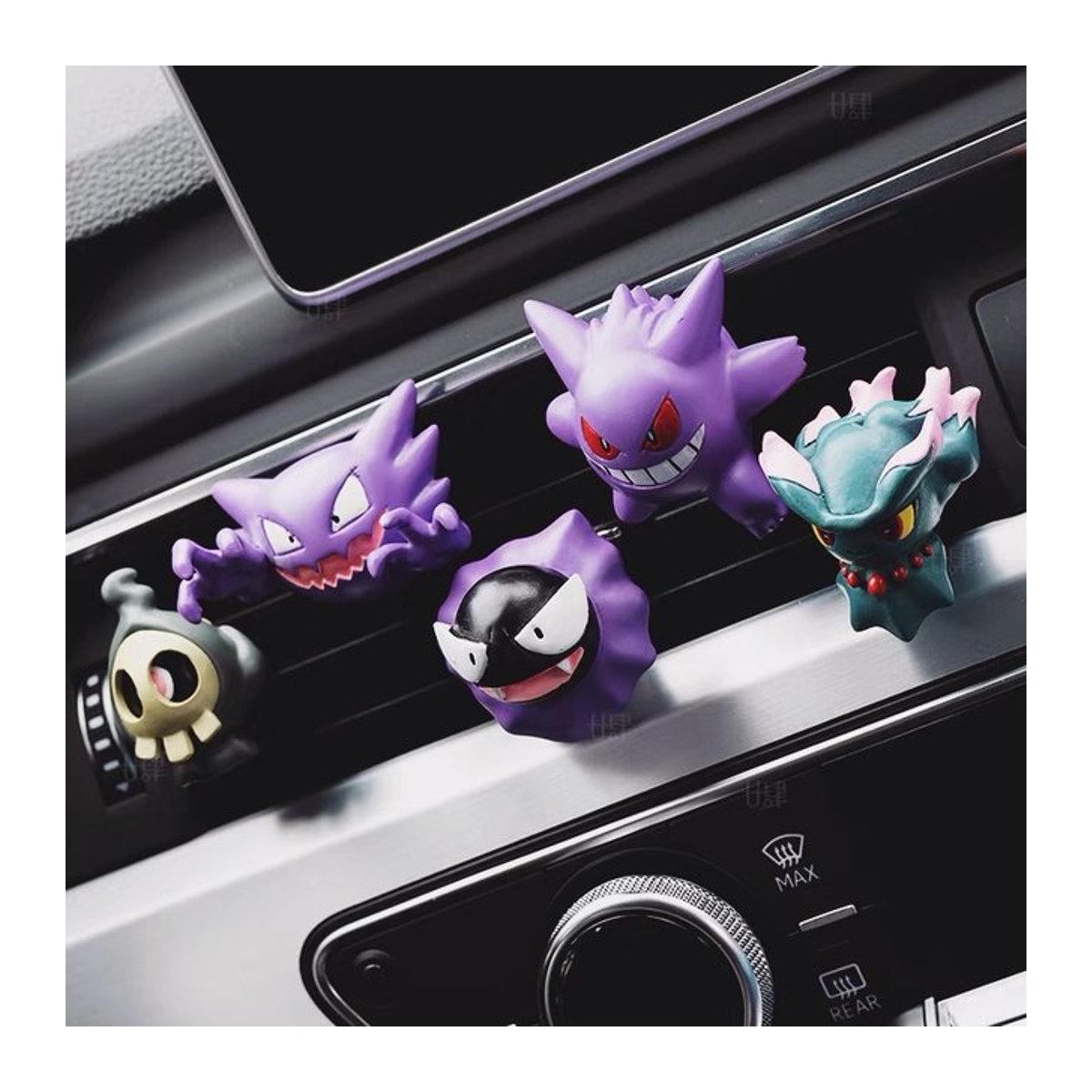 TAKARA TOMY Pokemon Anime Figuren Dekoration für den Auto Luftauslass in Mehrfarbig - Bild 1