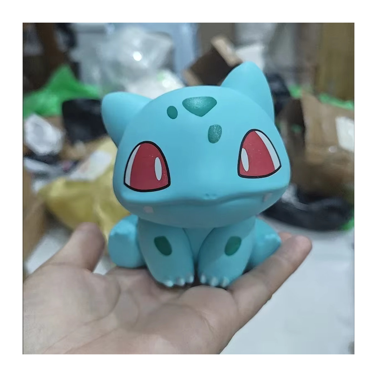 TAKARA TOMY Pokemon Bulbasaur Sammelfigur in Grün und Gold aus Kunststoff - Bild 3
