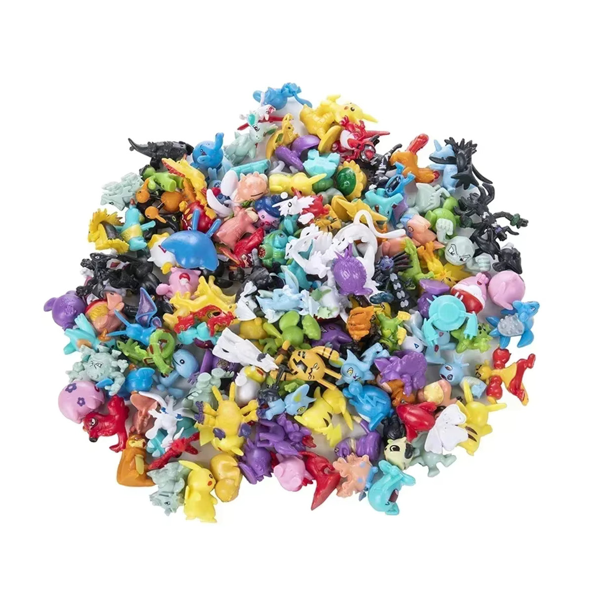 TAKARA TOMY Pokemon Figuren Set mit Pikachu und Anime-Modellen, mehrfarbig, Kunststoff, Größe: 2-3 cm - Bild 2