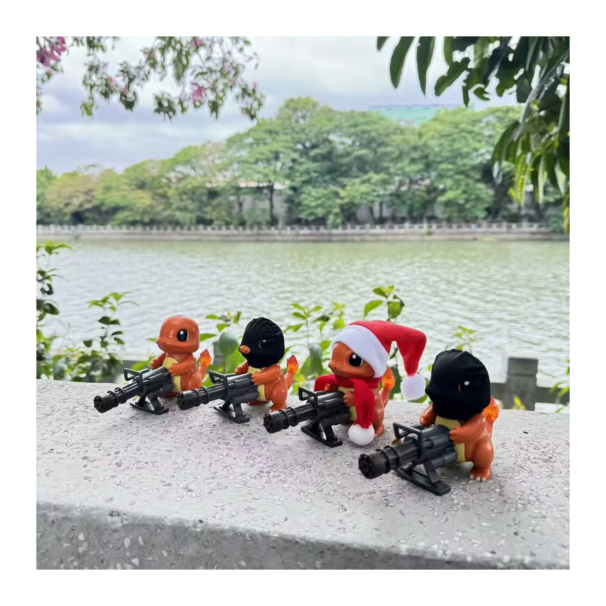 TAKARA TOMY Pokemon Sammelfiguren Gatling Gun Edition mit Psyduck, Charmander und Gengar, mehrfarbig, Höhe: 8 cm - Bild 2