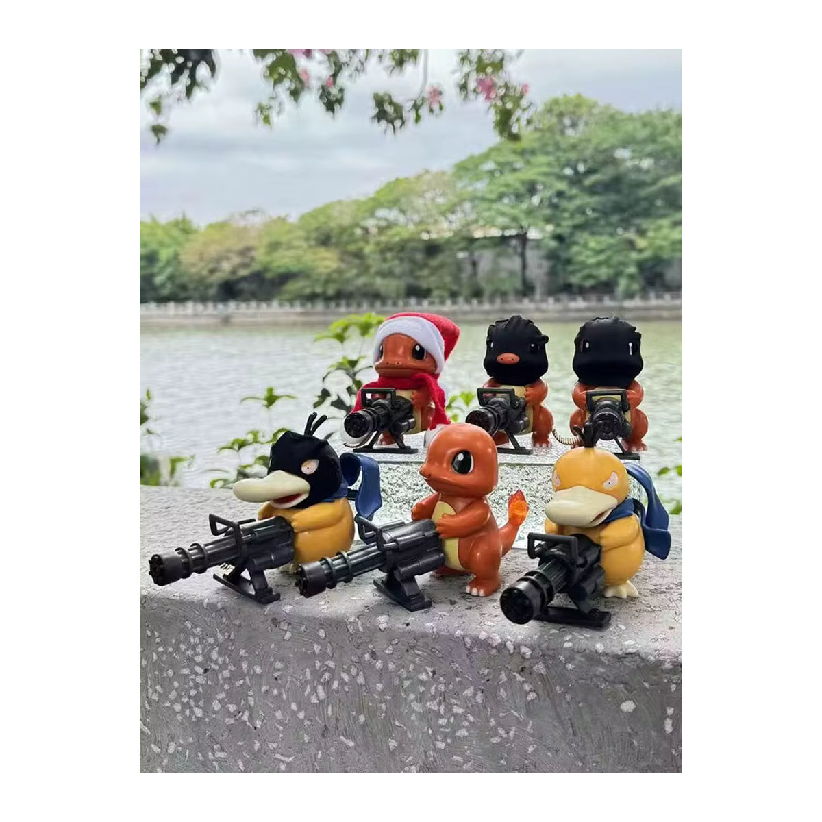 TAKARA TOMY Pokemon Sammelfiguren Gatling Gun Edition mit Psyduck, Charmander und Gengar, mehrfarbig, Höhe: 8 cm - Bild 5