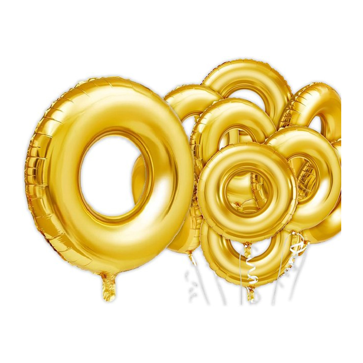 TAKARA TOMY Sonic Goldene Kreisförmige Folienballons für Geburtstagsparty-Dekorationen, Gold - Bild 1