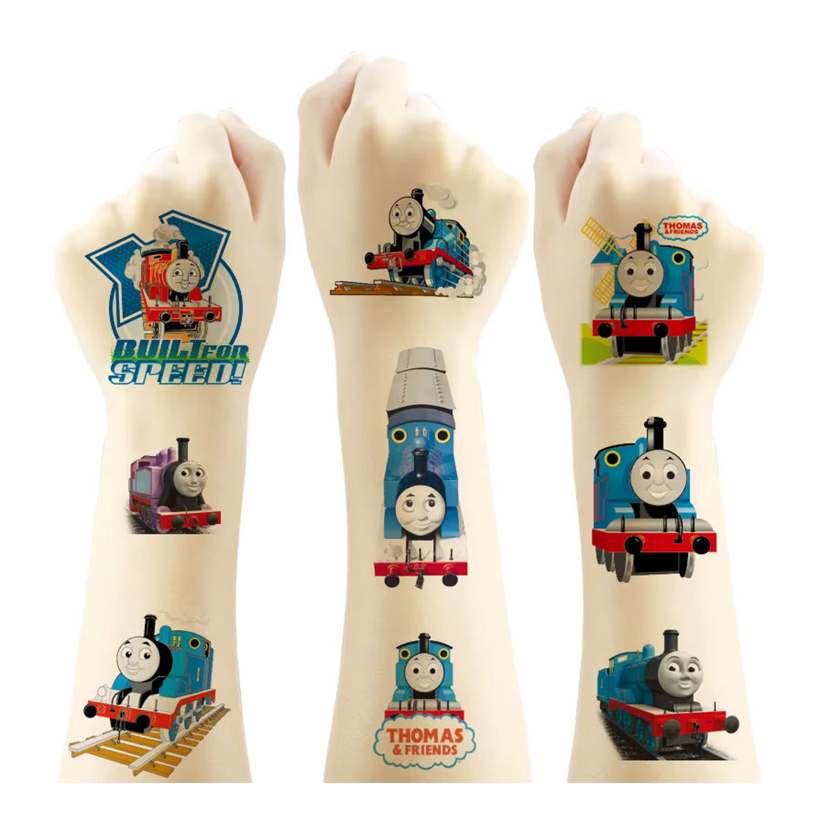 TAKARA TOMY Thomas die kleine Lokomotive Kinderaufkleber Tattoos für Kinder in Mehrfarbig - Bild 2