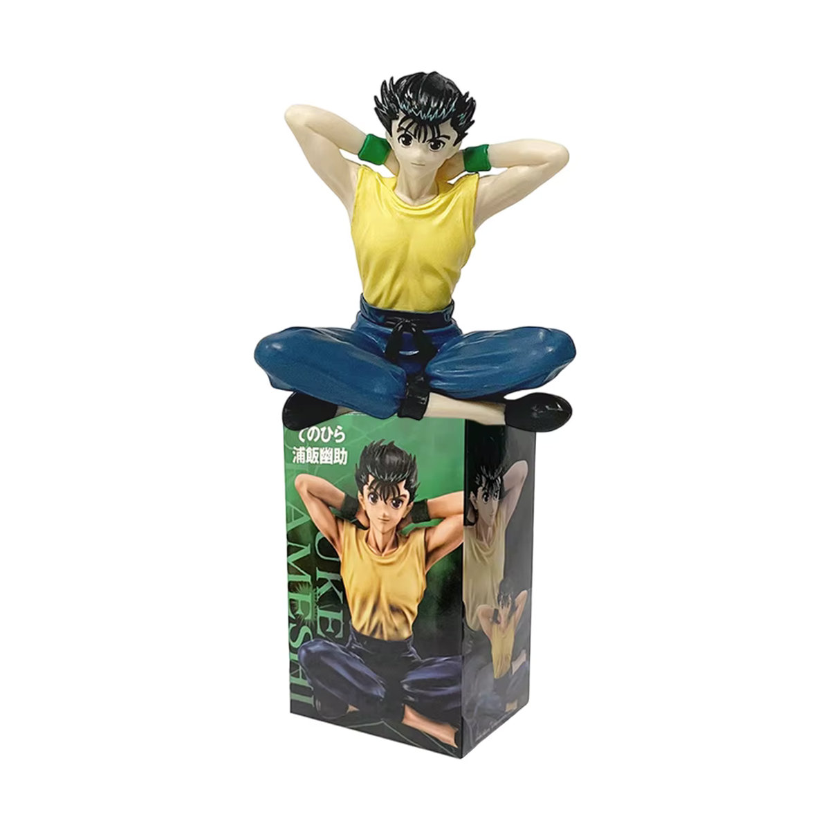 TAKARA TOMY YuYu Hakusho Anime Figur Urameshi Yuusuke und Kurama PVC Modell in Mehrfarbig, Höhe: 9 cm - Bild 3