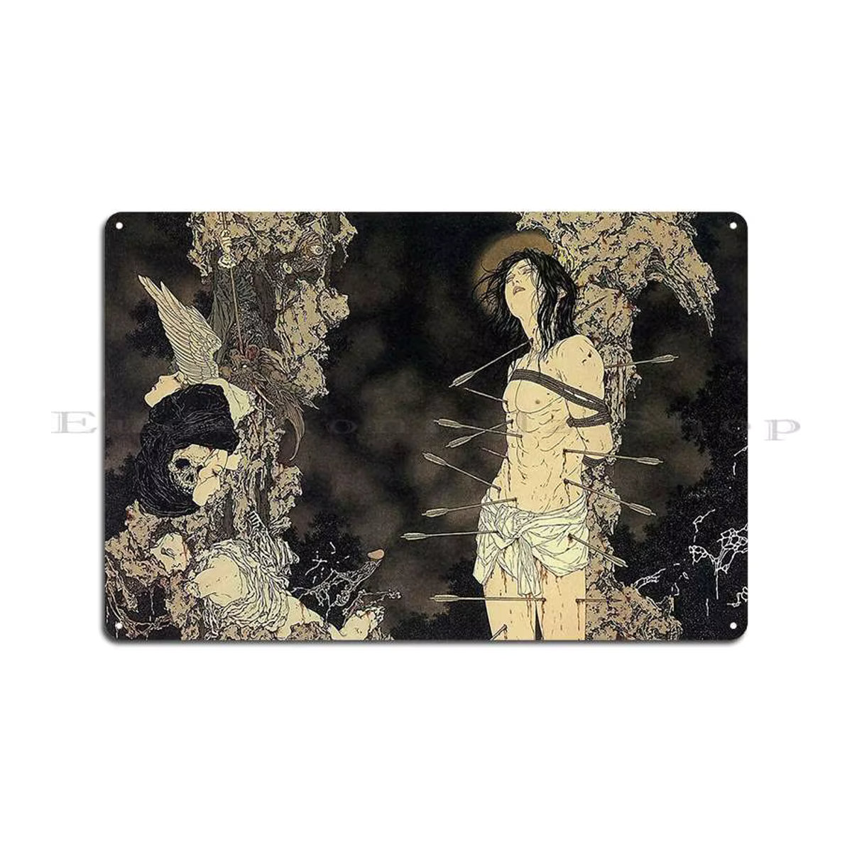 Takato Yamamoto Metallschild Child Club Bar Kino Club Mehrfarbiges Zinn Poster im Querformat - Bild 2