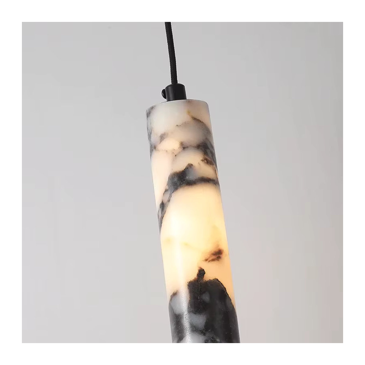 TAONUANSHU Moderne LED Pendelleuchte aus Naturstein in Bunt - Bild 5