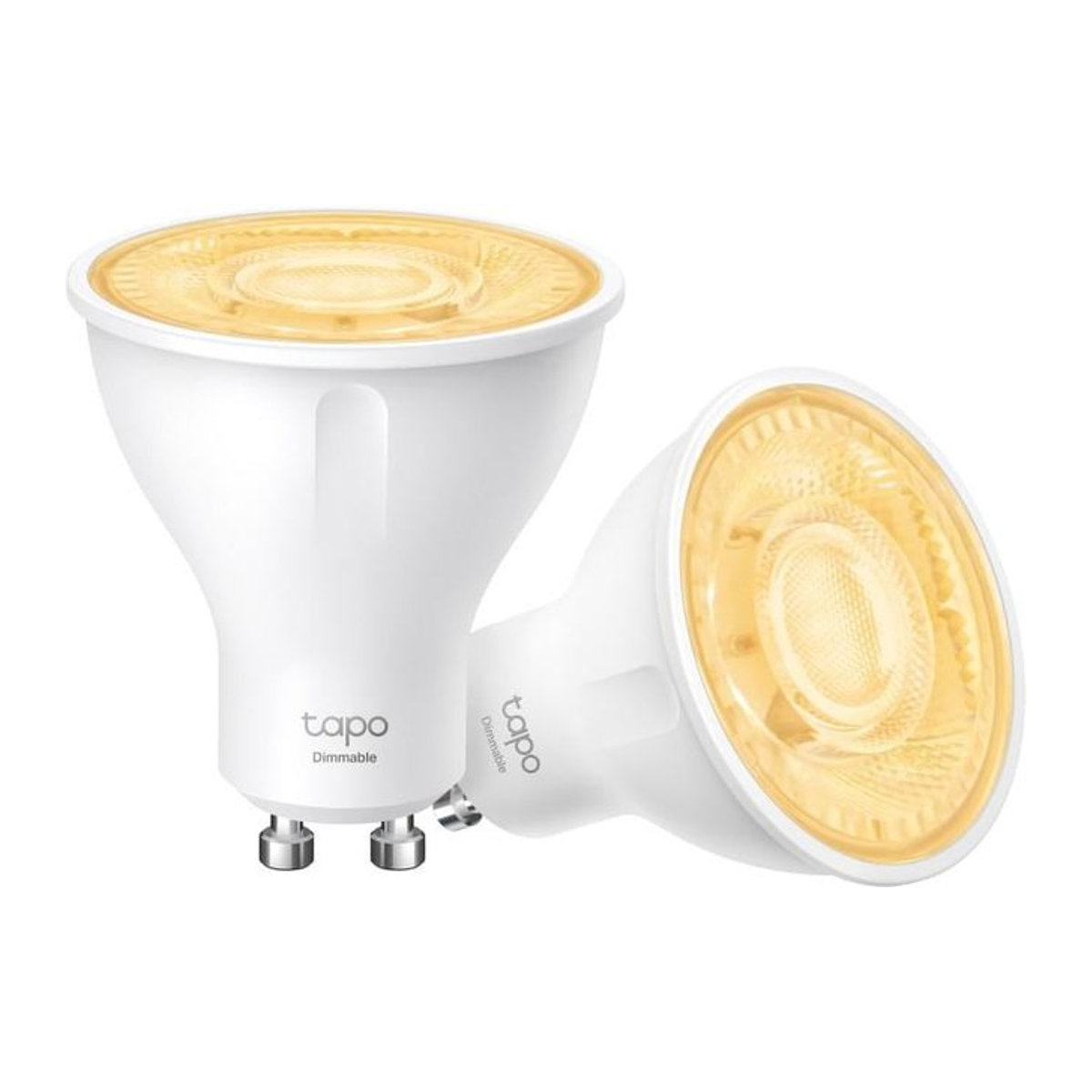 Tapo L610 Smart-Lampe GU10 WLAN-Strahler, dimmbar, Warmweiß, Weiß, 2 Stück - Bild 1