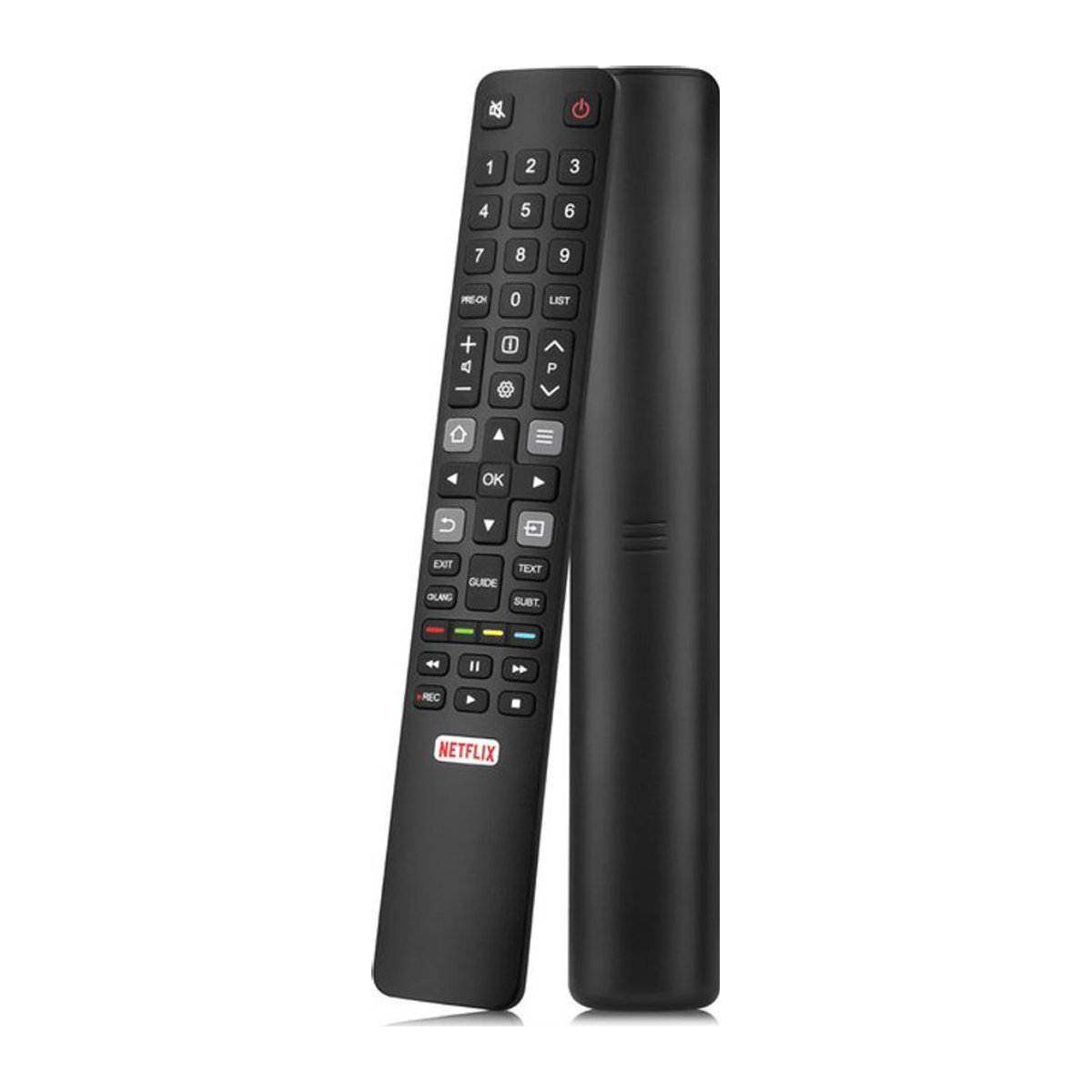 TCL Ersatz-Fernbedienung RC802N in Schwarz für 4K HDTV P20 Serie, C2 Serie und Smart TVs wie 49C2US, 55C2US, 65C2US, 75C2US - Bild 1