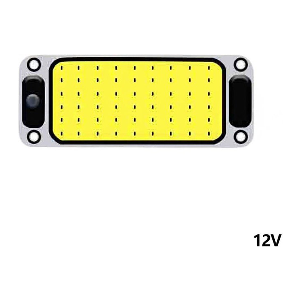 Techmade Superhelle COB LED-Innenraumleuchte für LKW, Auto und Boote, Kaltweiß, 54 LEDs, 12-24V, B: 15 cm, H: 6 cm - Bild 1