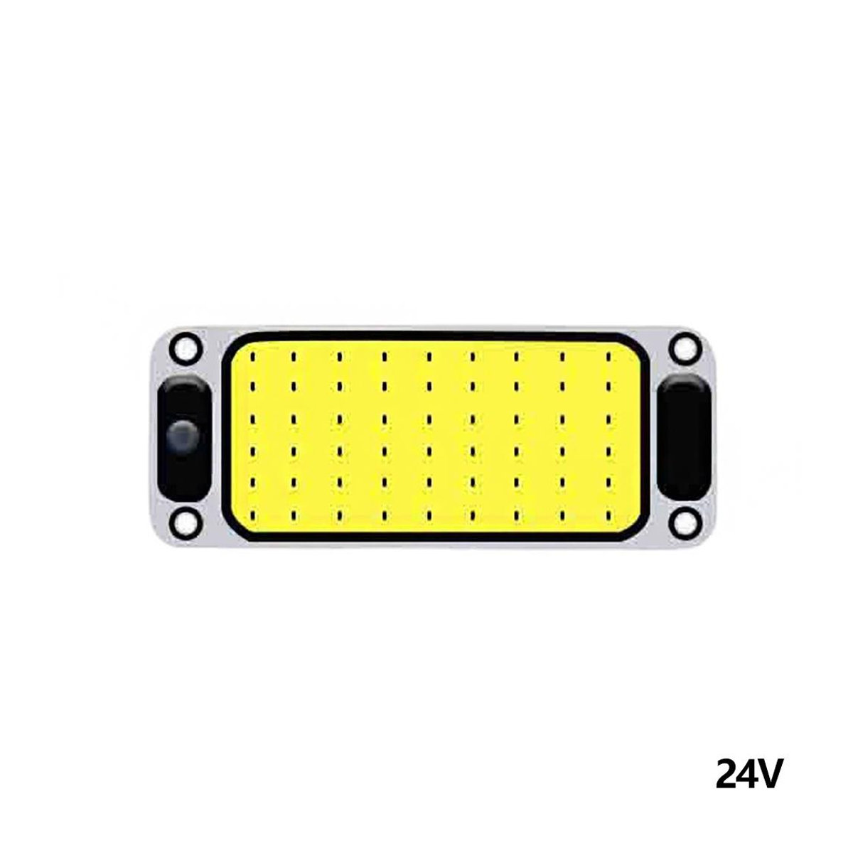 Techmade Superhelle COB LED-Innenraumleuchte für LKW, Auto und Boote, Kaltweiß, 54 LEDs, 12-24V, B: 15 cm, H: 6 cm - Bild 3